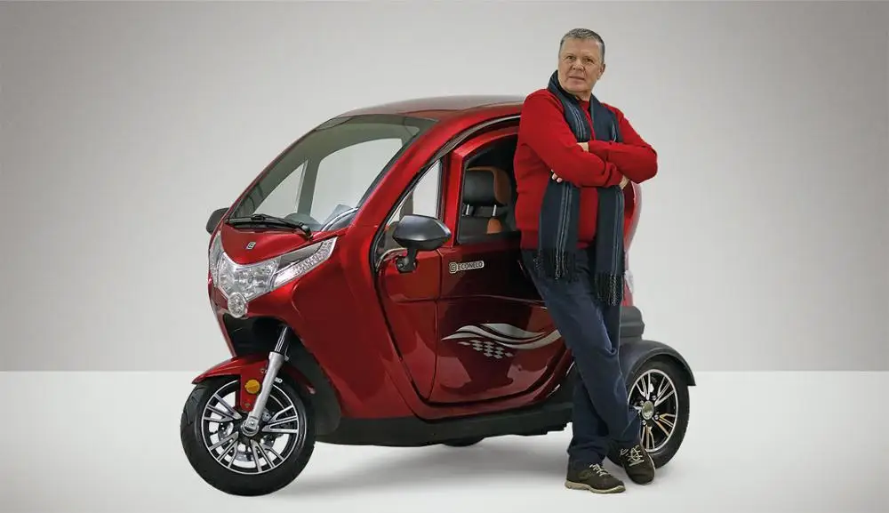 
Full Covered New Generation Electric Tricycle Cabin Scooter 