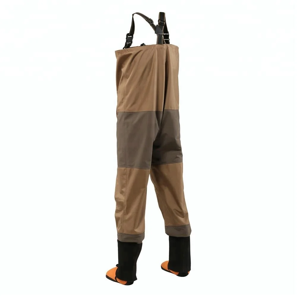 perfect design footstocking waterproof chest breathable Plus Size Chest Wader Anti-slip Boot fishing waders