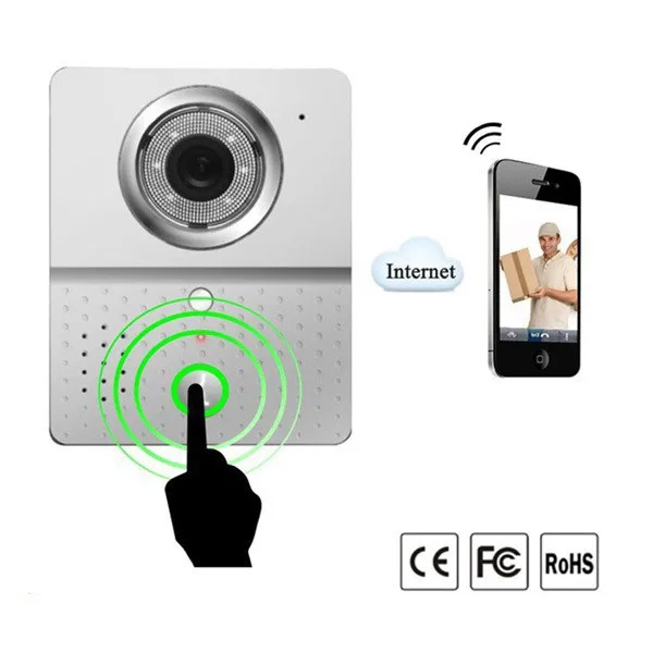 
New arrival Wireless wifi video door phone with Real-time Monitor,Video Intercom and Remote Control via app for Android/IOS 