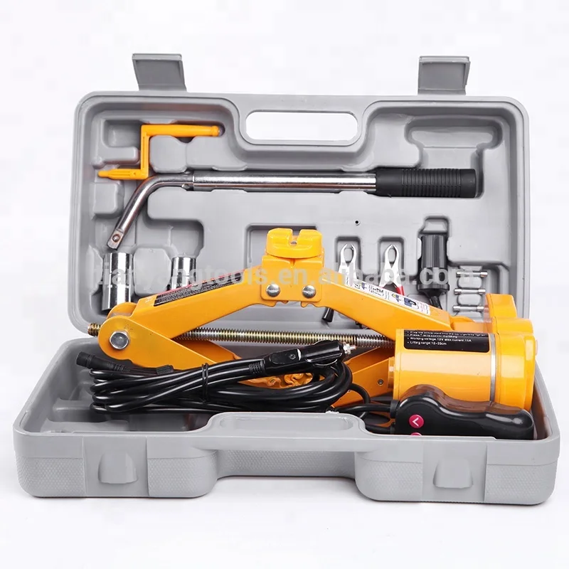 Hot Sale CE ISO Manufacturer Chinese Supplier Mini High Lift ROGTZ 2T 12V Electric Durable Scissor Car Jack for Quick Repair