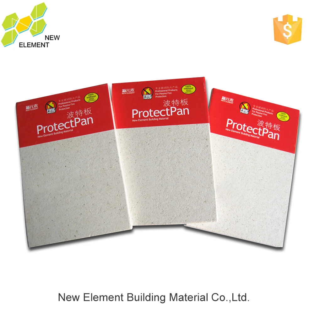 
Steel Column Fire Protection Wrapping Calcium Silicate Partition Board 