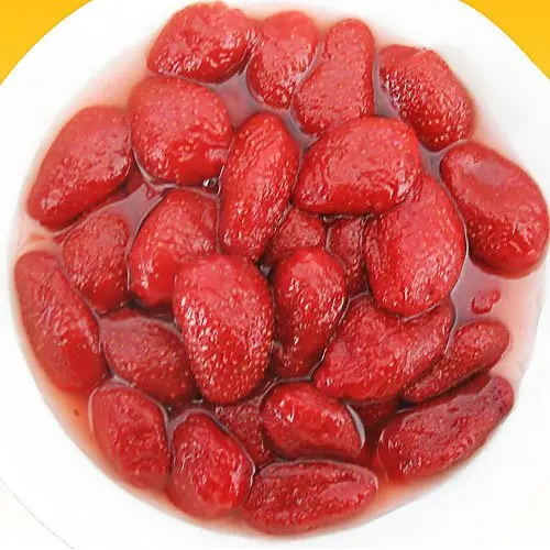 Консервированные клубники, консервированные фрукты, клубника оптом
