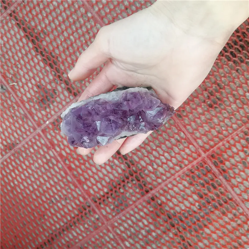 Wholesale Natural Minerals Stone Quartz Brazilian Amethyst Crystal Cluster Geode Slice