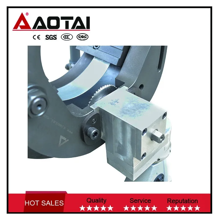 Portable automatic stainless steel tube pipe cutting machine