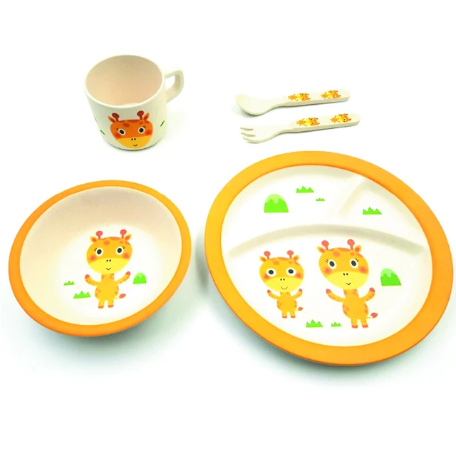 bio dinnerware harmonia spain bamboo dinner set eco kids tableware