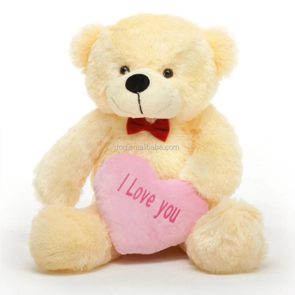 
TOG Pattern Sample Logo Size Customized High Quality Stuffed Teddy Bear Toy 