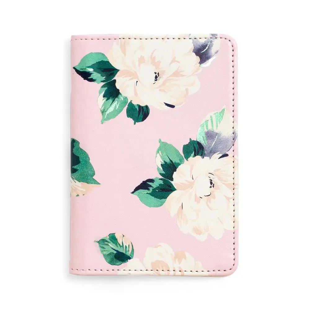 custom heat transfer printing passport holder faux leather passport cover international passport holder