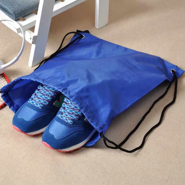 
Wholesale Custom Logo Drawstring Shoe Bag Polyester Backpack 