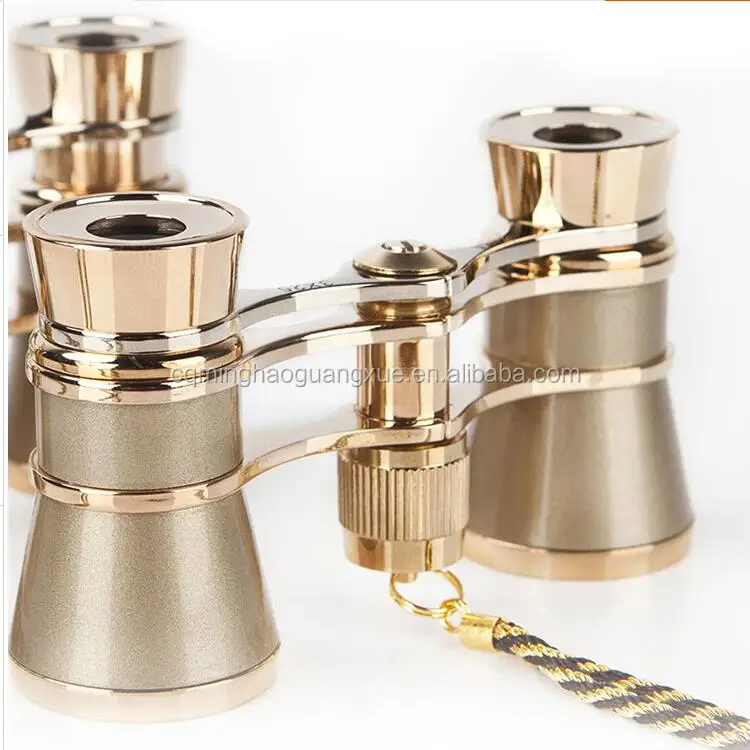 Элегантные металлические бинокли очки оперы 3x25