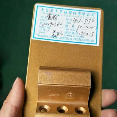 Manual powder coating paint powder colors for metal surface