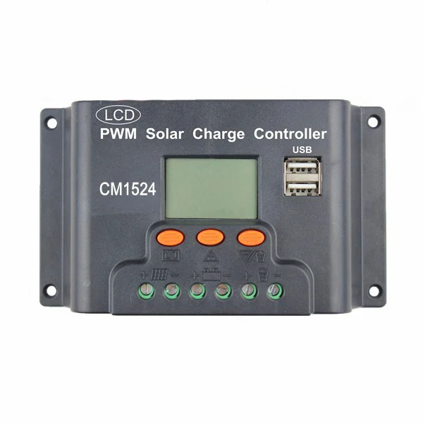 BYGD PWM Solar Controller 12V 24V 10A Solar power system street lamp controller factory wholesale Dual USB charging 2.1A current