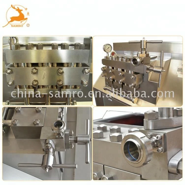  Two stages Milk Processing Types dairy homogenizer