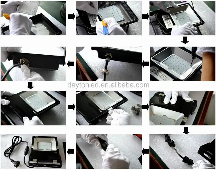 Waterproof Aluminium Rechargeable Smd Led Floodlight Slim Ip65 Outdoor 500w 400w 200w 150w 100w 50w 30w 20w 10w Led Flood Light