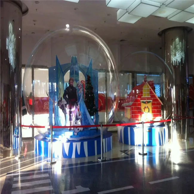 Custom High Quality Inflatable Christmas Snowflake Blowing Ball For Christmas Decoration