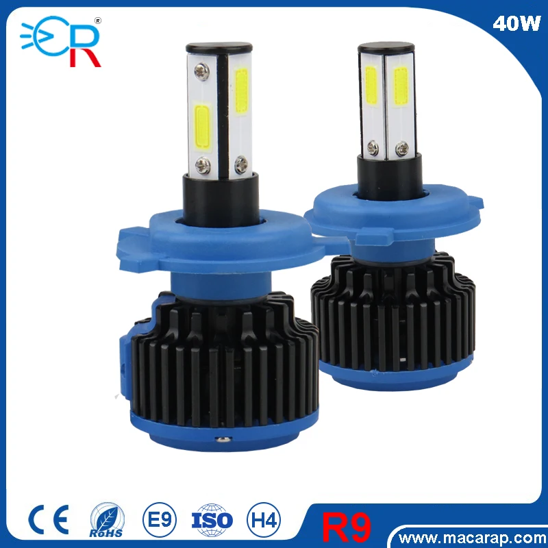 Macar R9 canbus автомобильные светодиодные 4000LM H1 H3 H7 H11 H4 H1 9005 9006 LED лампа фары