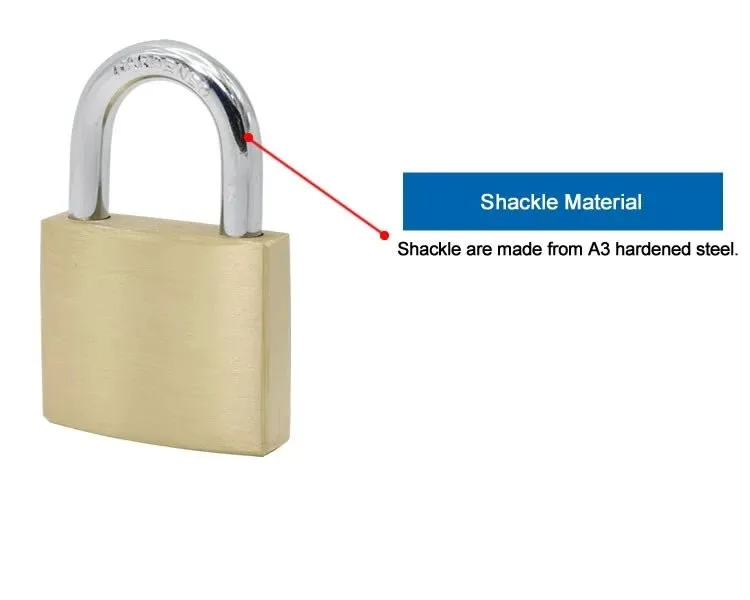 Factory wholesale fine polishing big small thin type best safty cheap price imitate brass padlock