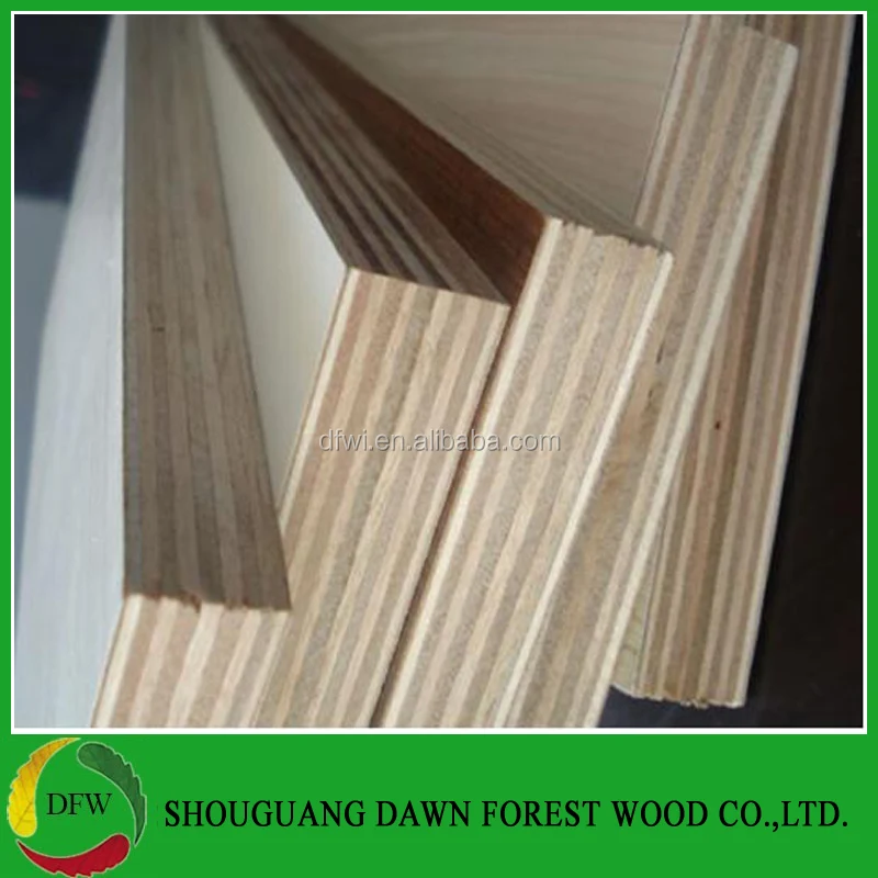 Furniture Garde Melamine/WBP Glue 18mm Commercial Plywood