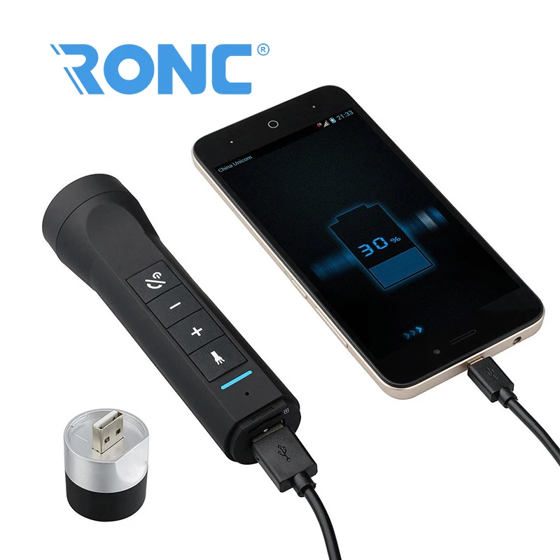 2017 best gift flashlight 2200mah power bank wireless BT speaker with FM radio