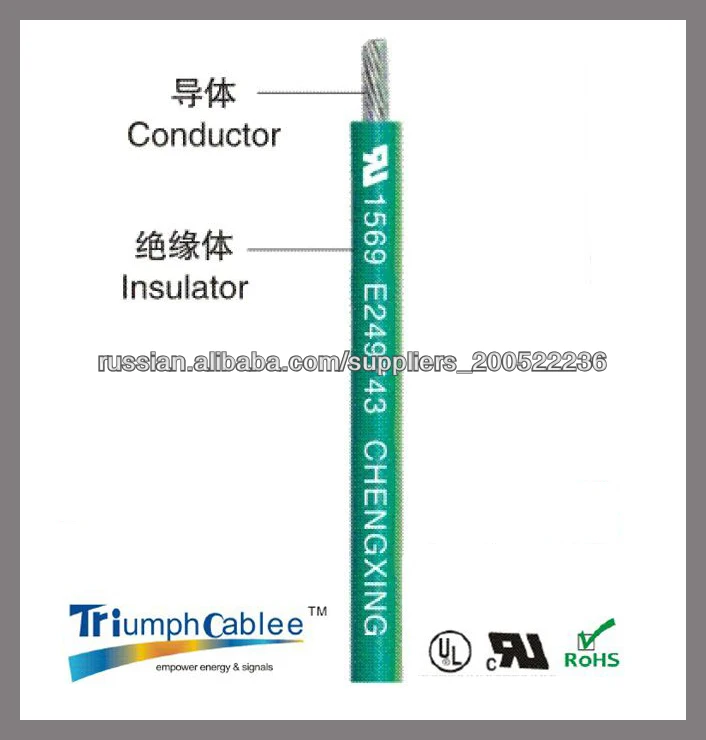 UL 1569 PVC wire 300V 105C Tinned Copper conductor