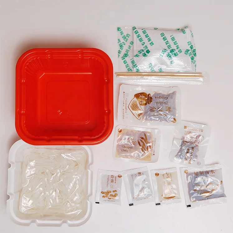 
Chinese instant noodles self-heating packaging rice noodle 