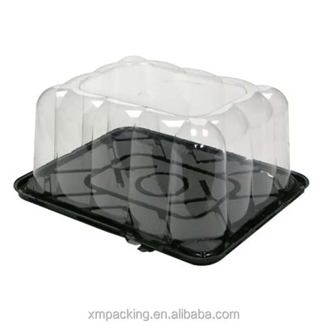 
PET/PP disposable clear plastic sandwich/cake box food container/box/packaging 