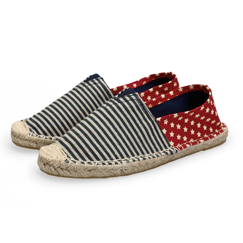 New Fashion Outsole Canvas Shoes Flat Mens Espadrilles