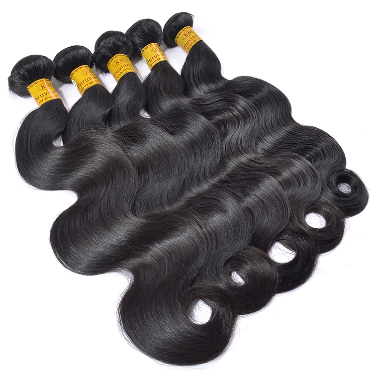 Бесплатный образец KBL перуанские пряди волос необработанные девственные волосы оптовая продажа высшего качества дешевые