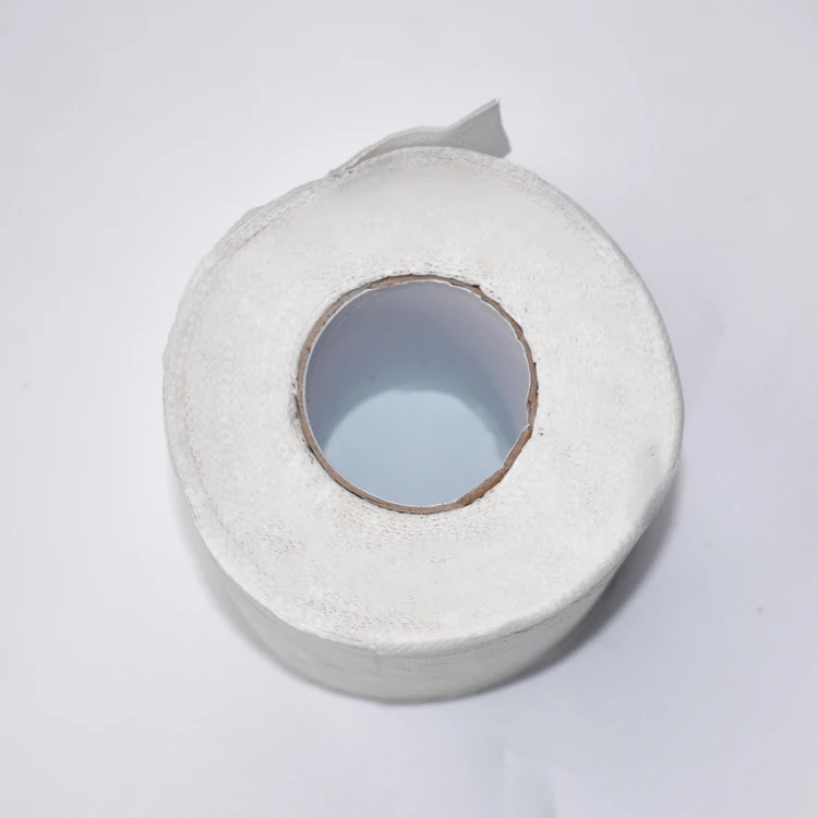 100% Recycle Pulp White Toilet Tissue High Quality Toilet Roll Custom Embossing Toilet Paper