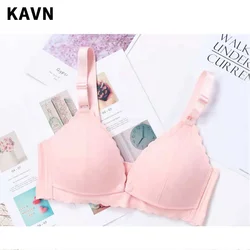 Wirefree Breastfeeding Maternity Bra Cotton Clothing Breastfeeding Bra for Pregnant Women Pregnancy Breast Big Size Sleep