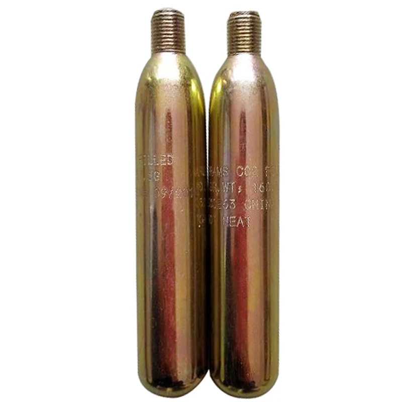33g 24g co2 gas cartridge for inflatable life jacket factory made in china