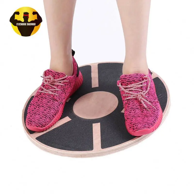 RAMBO Professional Customize Balance Board Wood For Sale Wooden Disc