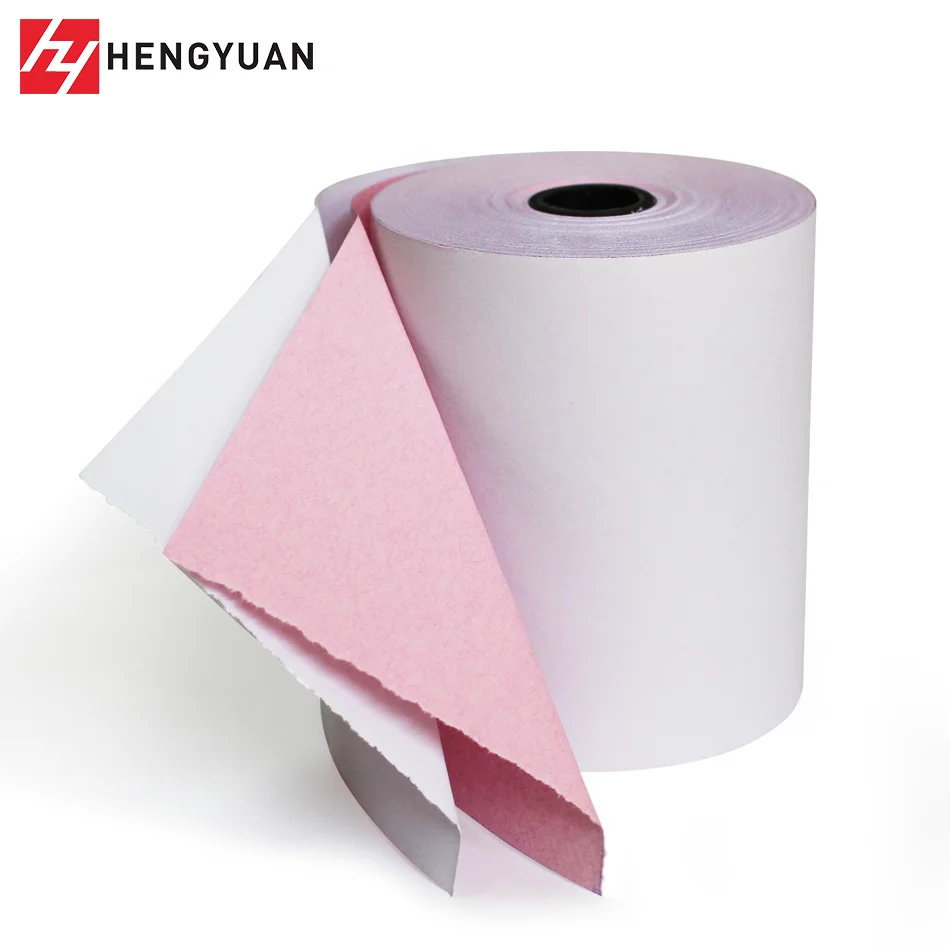 China Supplier 2 Ply and 3 Ply color cashier carbonless  paper