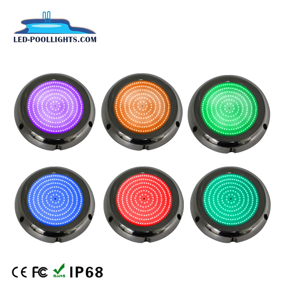 
Newest 18W Resin Filled LED swimming Pool Light 6W/8W/18W 316 Stainless steel IP68 LED underwater boat light 