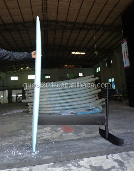 EPS foam pvc reinforcement brushed carbon hydrofoil board