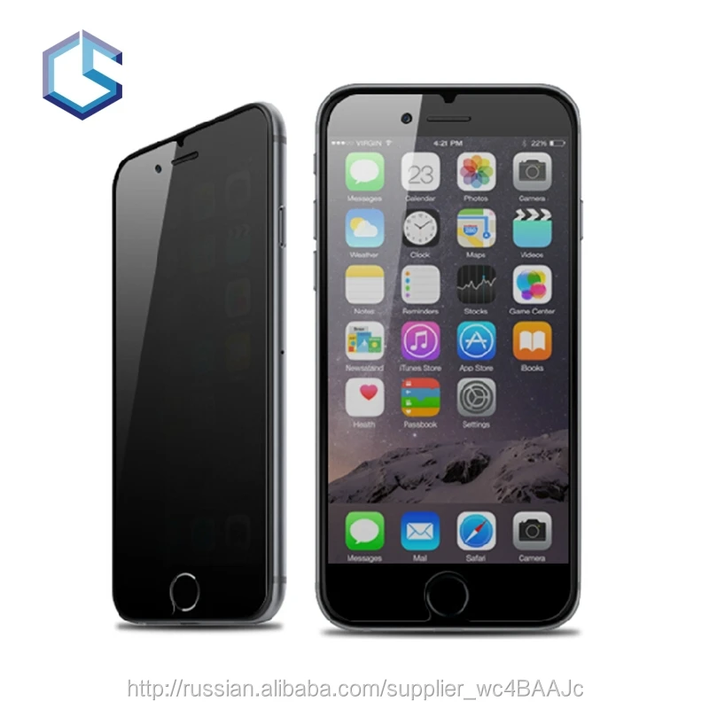 Телефоны , аксессуары борьбе Spy конфиденциальности закаленное стекло экран протектор для iPhone 6