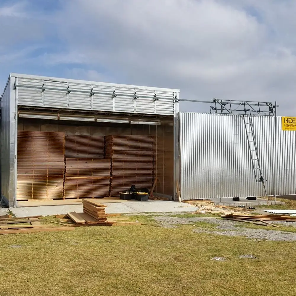 
100m3 wood drying equipment, kiln dryer, China-German joint venture 