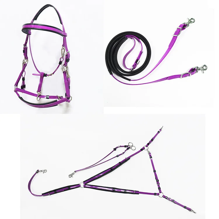 China Made Horse Equipment pvc endurance horse bridles set Bridle