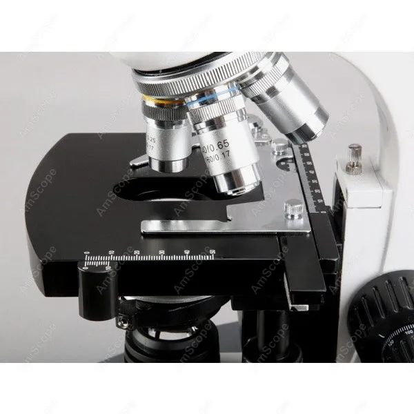 AmScope Supplies Binocular Biological Compound Microscope 40X-1600X