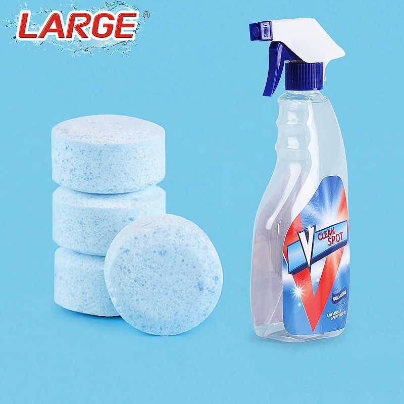 Новые многофункциональные таблетки для очистки шипучего спрея