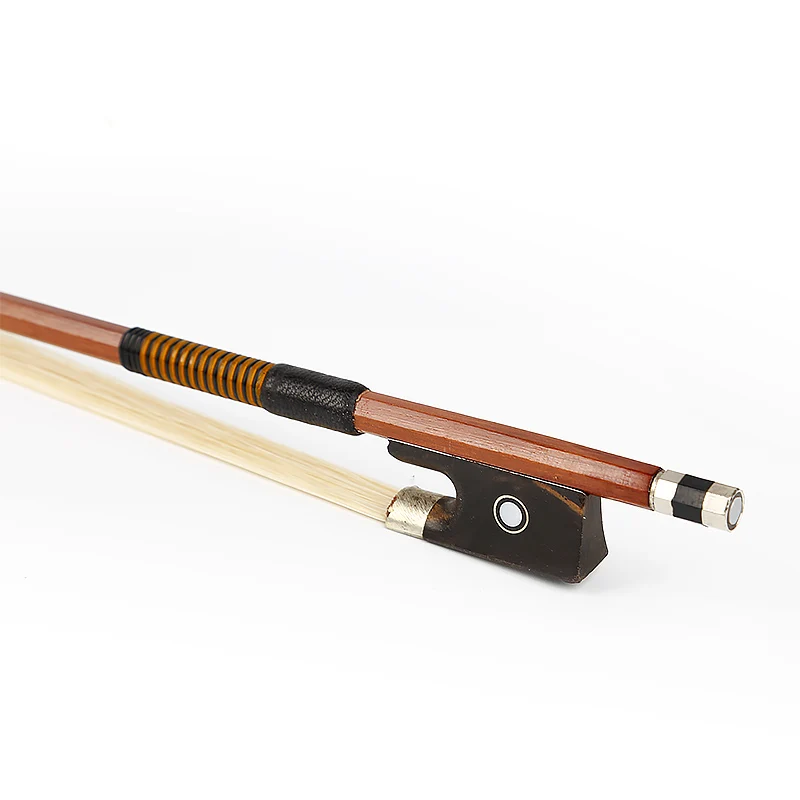 octoganal shape Parisian eye ebony frog violin bow horse hair