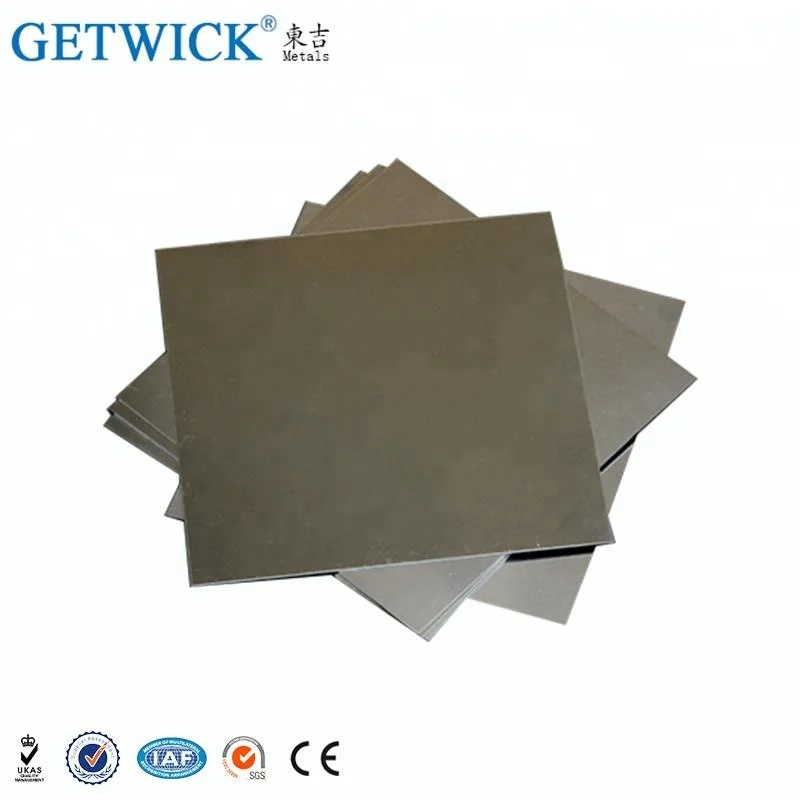 Manufacturer price Thick Tungsten Plate wolfram sheet for selling