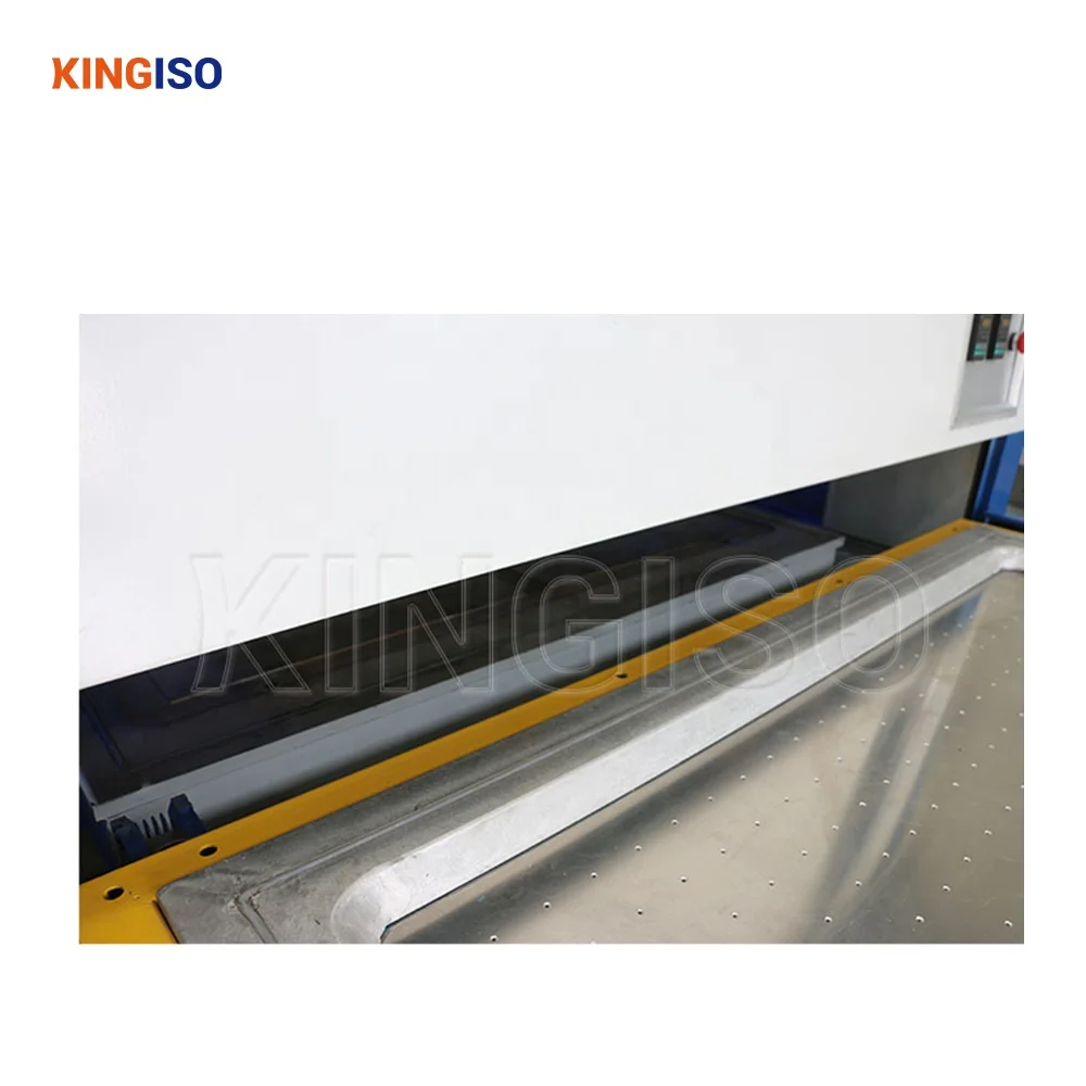 Positive and negative membrane press machine for veneer