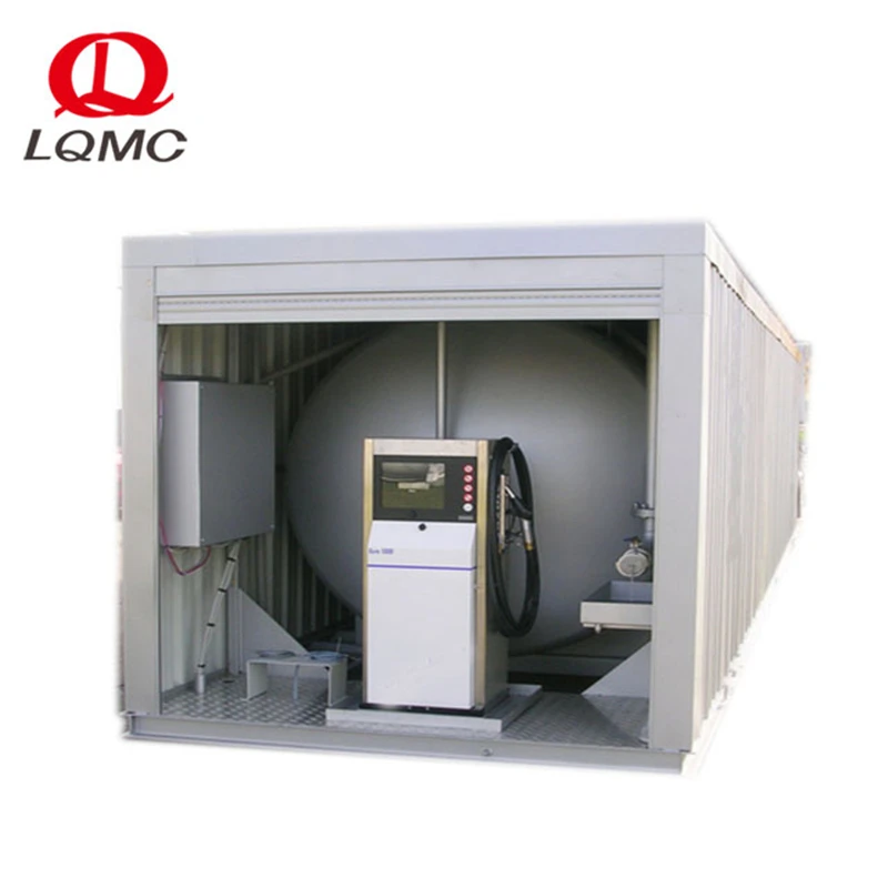 Portable gas pump mobile fuel petrol station with generator