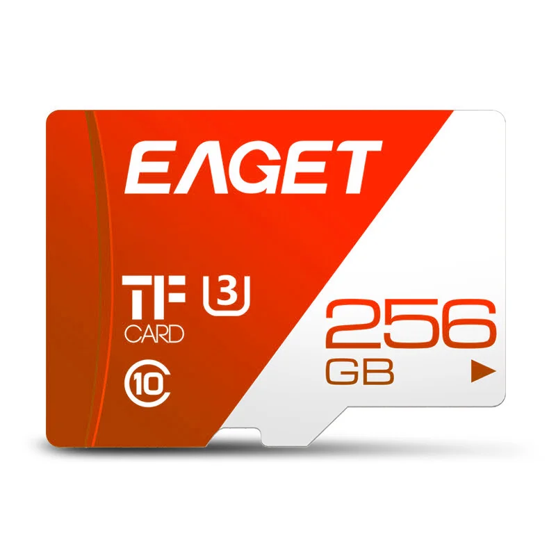 EAGET 256 ГБ Class10 TF карта памяти Micro SD высокой скорости UHS-I оригинальный флэш-памяти для мобильных телефонов планшетов