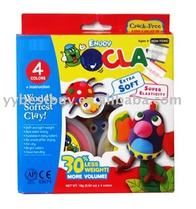 
super light bouncing play dough/modeling clay 