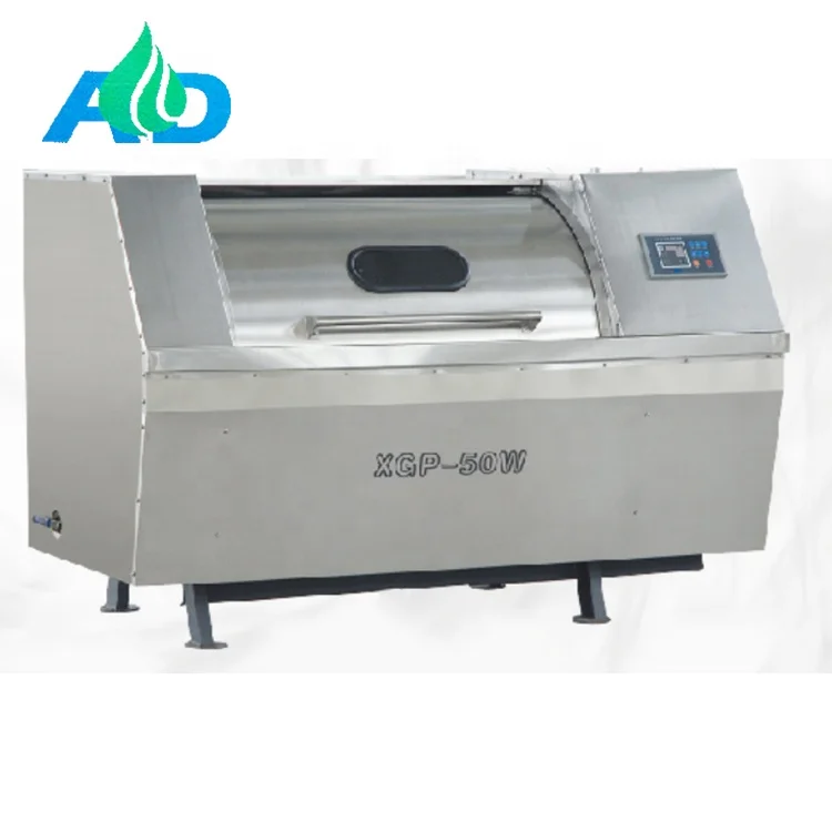 Industrial 100kg fully automatic laundry horizontal washing machine for sale