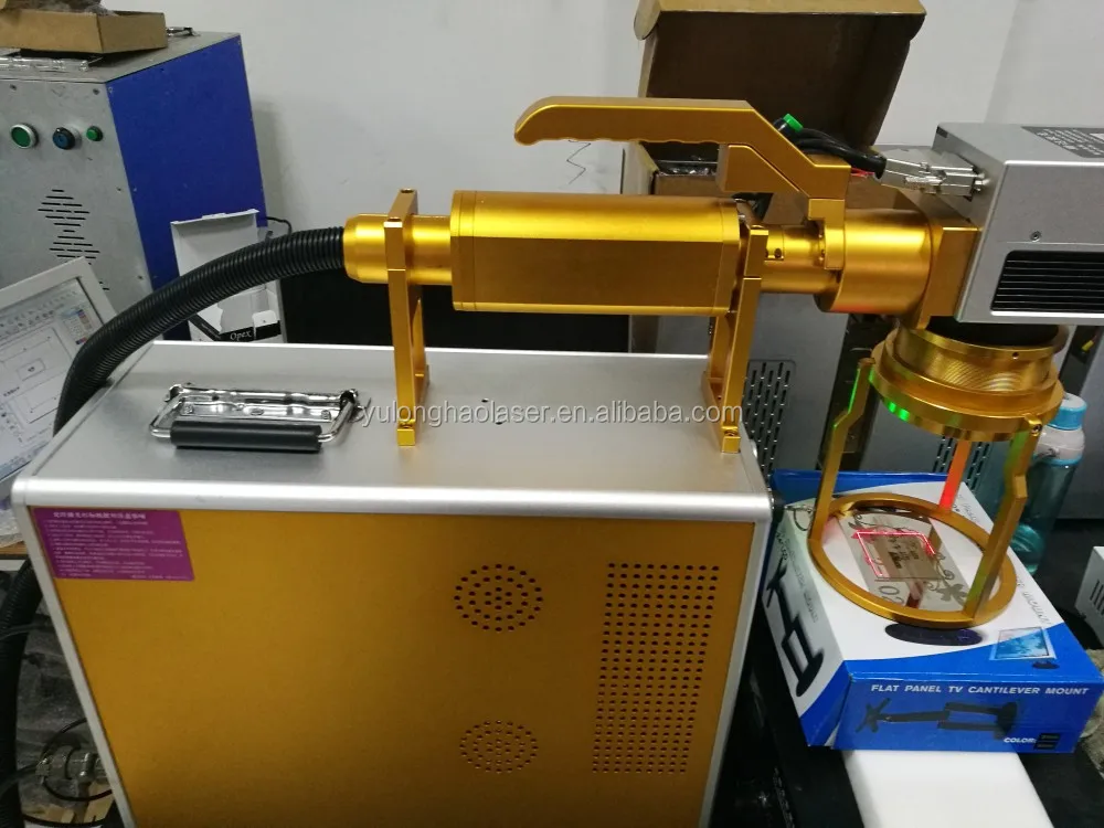 High Speed Handheld 10W/20W Portable Fiber Nd Yag Laser Metal Marking Machine