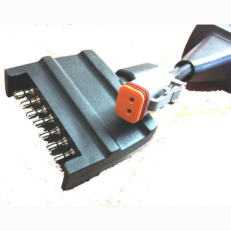 NEW HOT ITEM Australia flat 12 pin socket to 7 pin plug trailer plug connector  adapter flat 7pin trailer plug