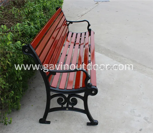 Cast iron garden bench wood slats bench with cast iron bench ends