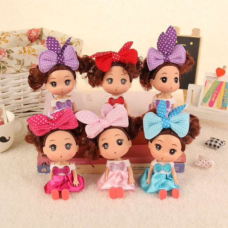 Wholesale Korean 12cm Silicone Toy Doll Creative Child Baby Toy Wedding Gift Doll